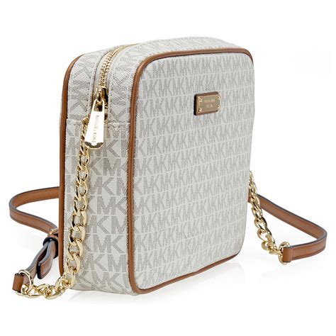 two tone michael kors purse|michael kors vanilla crossbody bag.